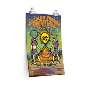 Allman Family Revival 2019 Denver concert poster